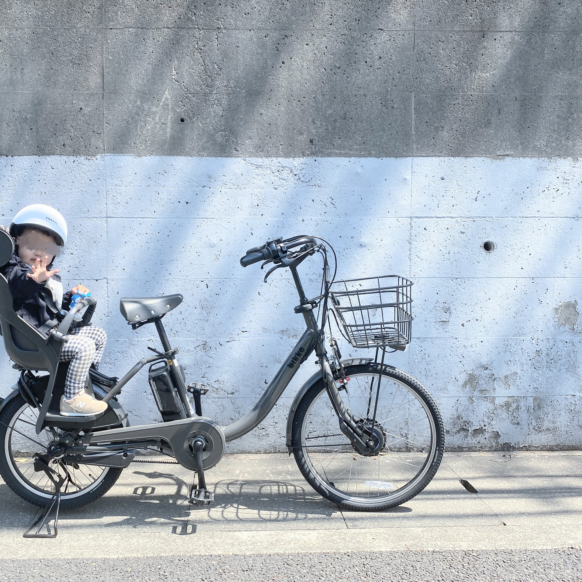 ビッケモブb ビッケ bikke 自転車 子ども乗せ ママチャリ 2人乗り - 自転車